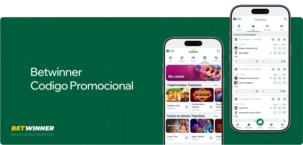 Betwinner APP América Latina Codigo Promocional